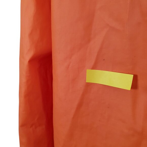 Dur-Abel Size XXL Jacket Waterproof Snap Front Orange Safety Corduroy Collar - Picture 13 of 14